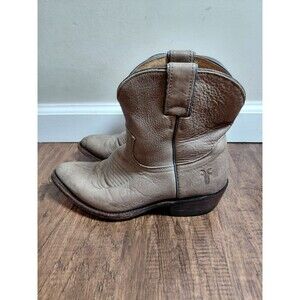 Frye Billy Short Women's Size 7.5B Brown Leather Cowgirl Western Bootie